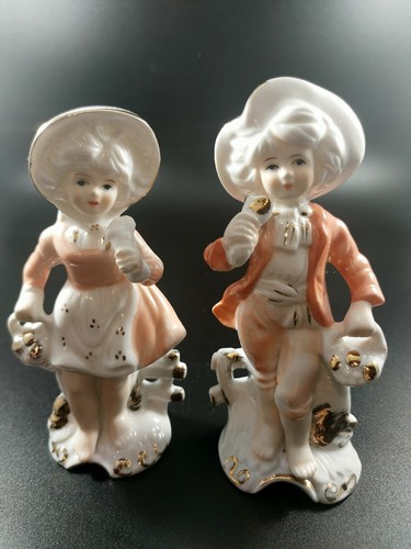 Porzellanfiguren mit korb - 2,