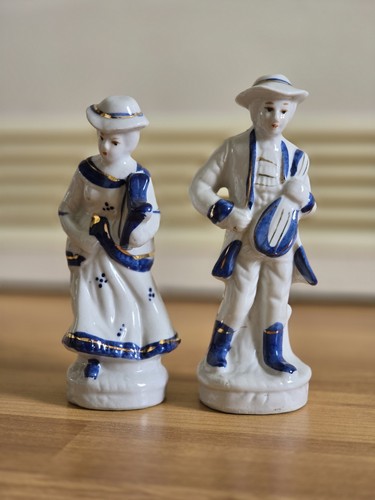 Vintage porzellanfiguren paar - vintage,