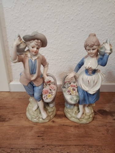 Porzellan figuren paar - 2, (paar