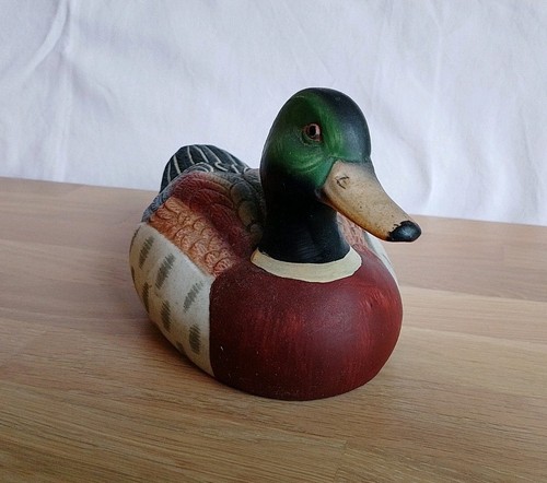Keramikfigur ente stockenten - keramikfigur, ente,