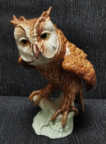Goebel eule porzellan figur - eule,