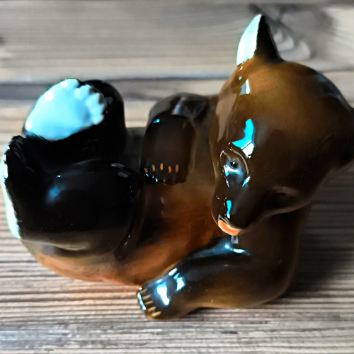 Lomonosov porzellanfigur bär - lomonosov,