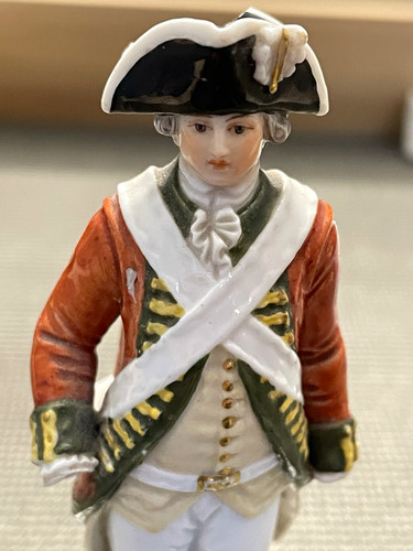 Meißen figur soldat antik - soldat,