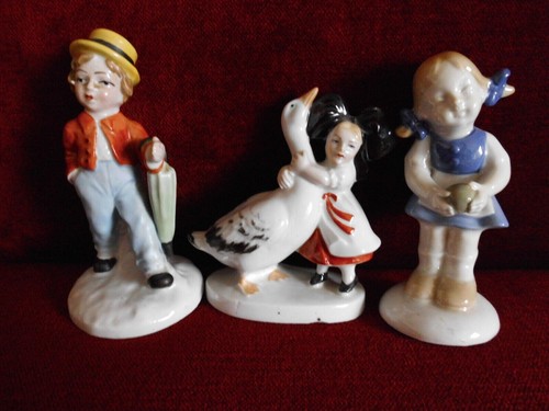 Porzellan figuren gänse - figuren,