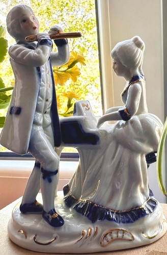 Vintage rococo porzellanfigur - rococo,