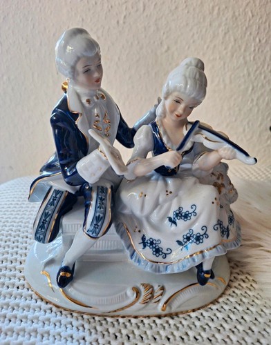 Porzellanfigur pärchen mann - pärchen,