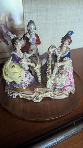Volkstedter porzellan figur - porzellan,