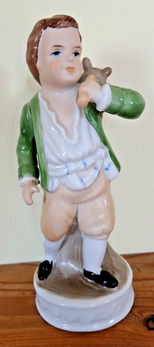 Porzellanfigur rokoko junge - porzellanfigur,