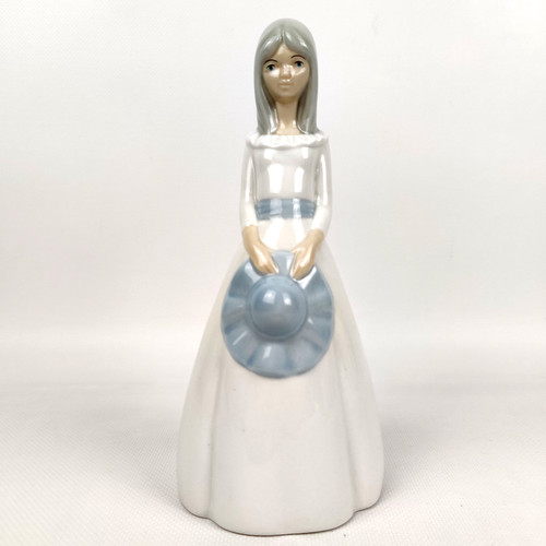 Porzellanfigur mädchen mit - mädchen,