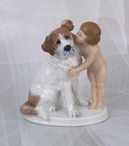 Rosenthal figur putto mit - rosenthal,