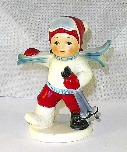Goebel figur skifahrer - goebel,