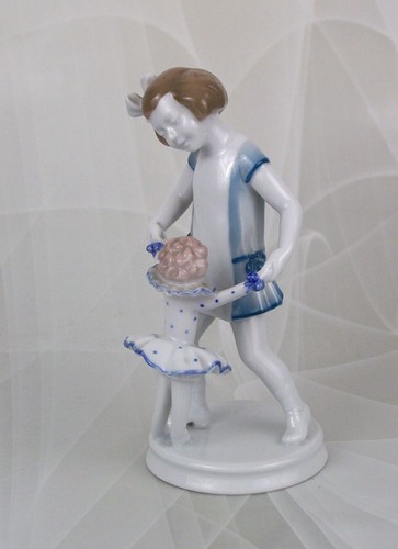 Rosenthal figur mädchen mit - figur,