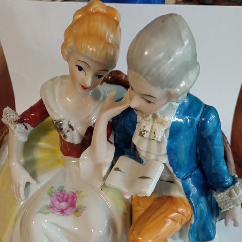 Vintage porzellanfigur rokoko - porzellanfigur,