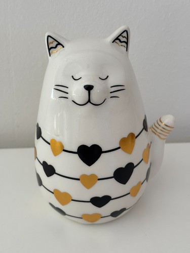 Deko katze 13cm figur aus - deko, ca