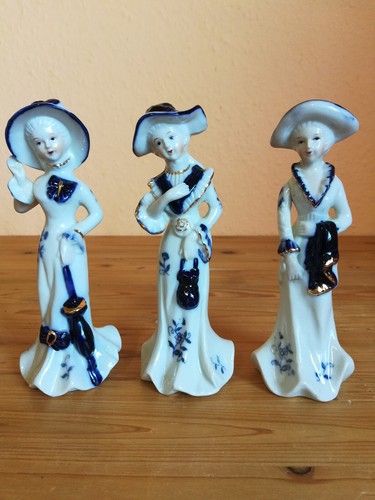 Porzellanfiguren damen mit - 3,