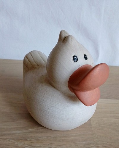 Keramikfigur ente deko - ente,