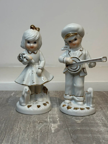 Vintage porzellan figuren - 2x,