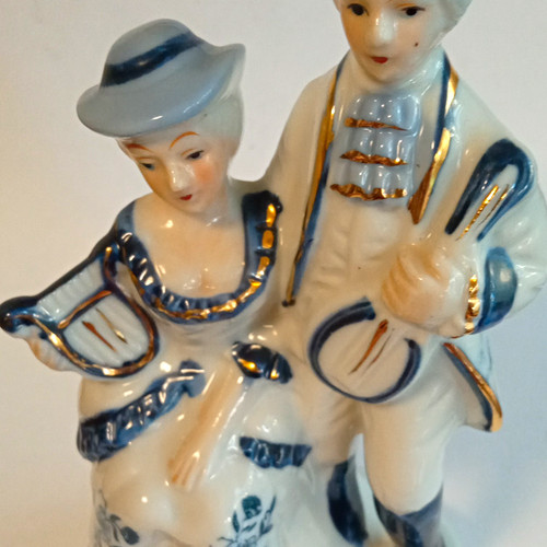 Porzellanfigur pärchen mann - porzellanfigur,
