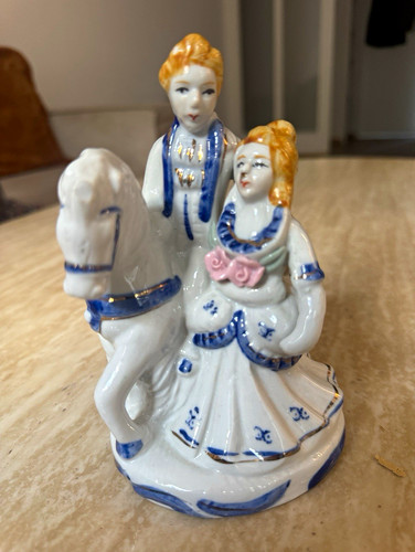 Porzellanfigur pärchen auf - pärchen,