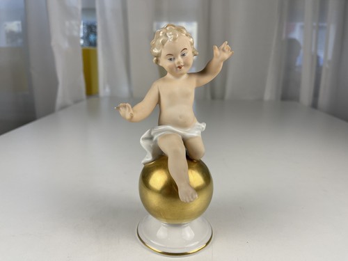 Sammler porzellan figur junge - porzellan,