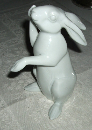 Porzellan langohr hase - porzellan,