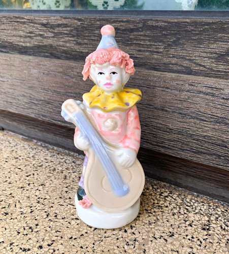 Porzellan figur clown pierrot - figur, clown/pierrot