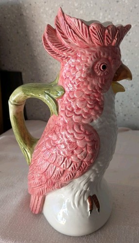 Keramik karaffe kakadu rosa - keramik,