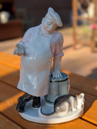 Lfz lomonosov porzellanfigur - lomonosov,