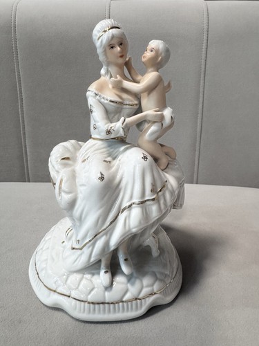 Porzellan figur mutter mit - figur,