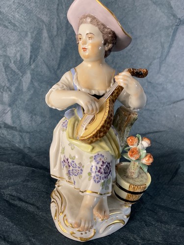 Meissen figur mädchen mit - meissen,