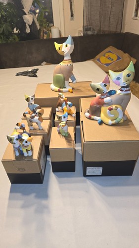 Porzellankatzen der