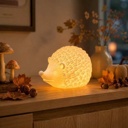 Led porzellan igel - led,