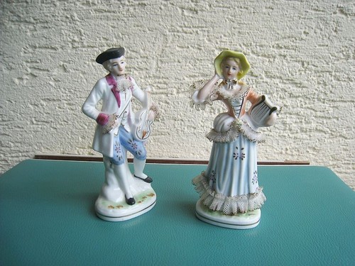 Rokoko stil porzellanfigur - rokoko-stil,
