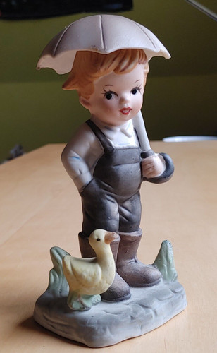 Porzellan figur junge - porzellan,