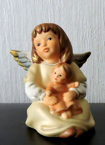 Goebel figur engel - mit, puppe
