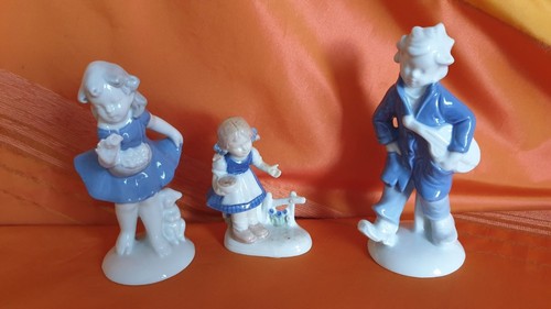 Gerold 2 porzellan figuren - porzellan,