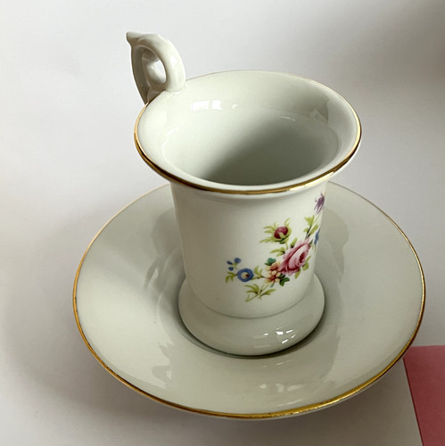 Sitzendorfer porzellan tasse - sitzendorfer,