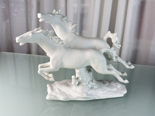 Sammler porzellan figur pferde - porzellan,