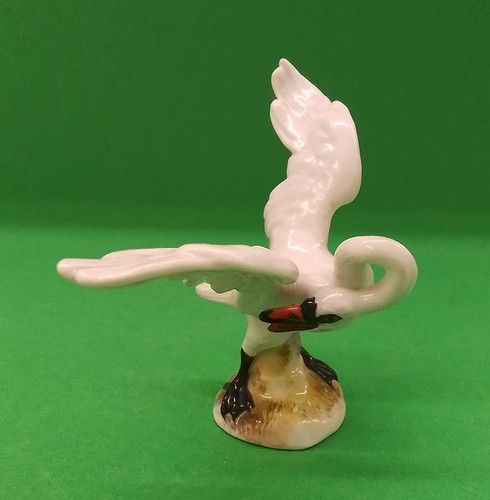 Porzellan figur meissen - meissen, schwan