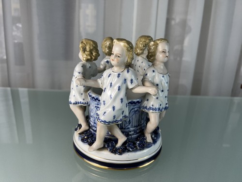 Porzellan figur mädchen - porzellan,