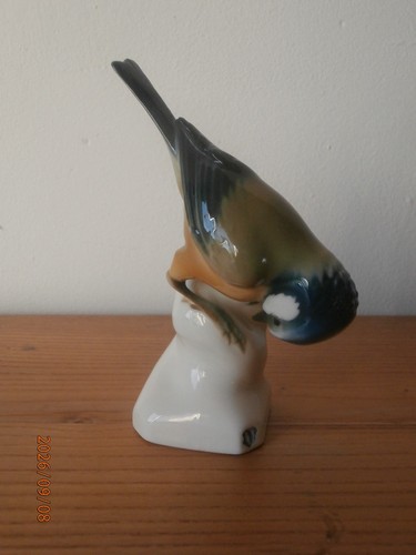 Porzellan figur blaumeise von - porzellan,